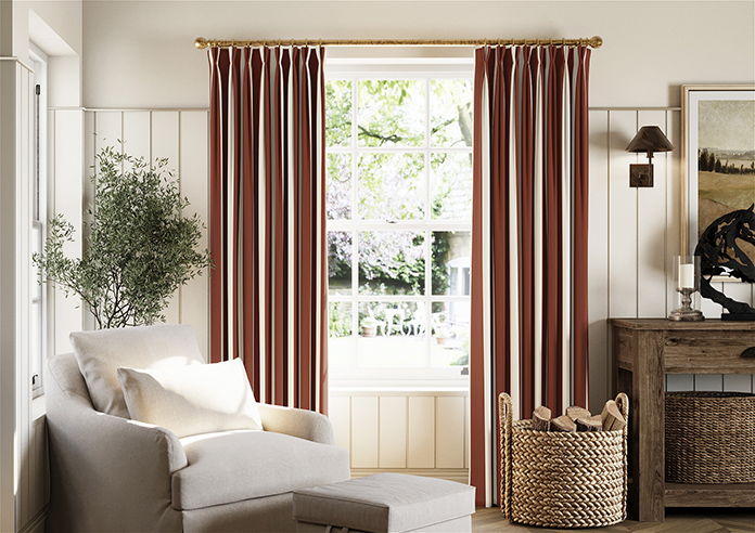 The British Stripe Co. Henry, Teignbridge No.1 - Made to Measure Curtains - Image 3